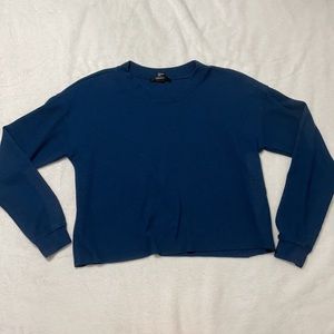 Forever 21: Cropped Ribbed Long Sleeve